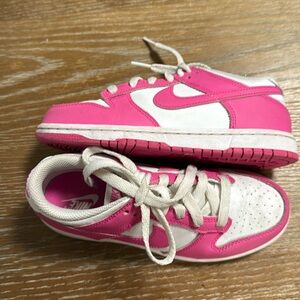 Nike Dunk lows - Barbie pink girls size 2